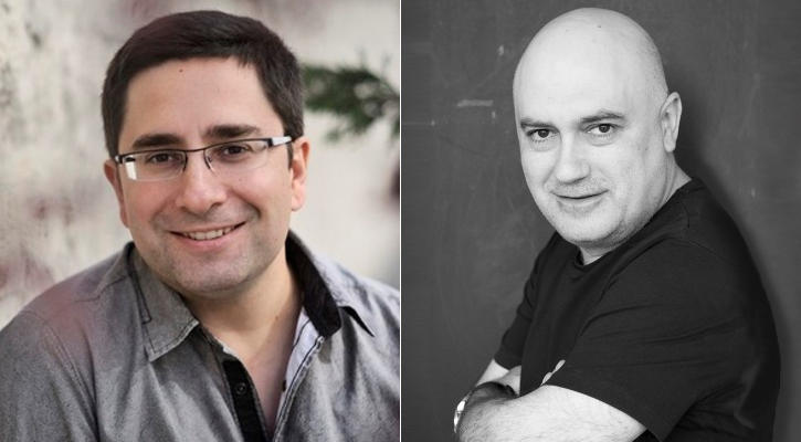 Hèctor Parra y Calixto Bieito, compositor y libretista de 'Orgia', nueva ópera coproducida por el Teatro Arriaga, el Gran Teatre del Liceu y el Festival Castell de Peralada
